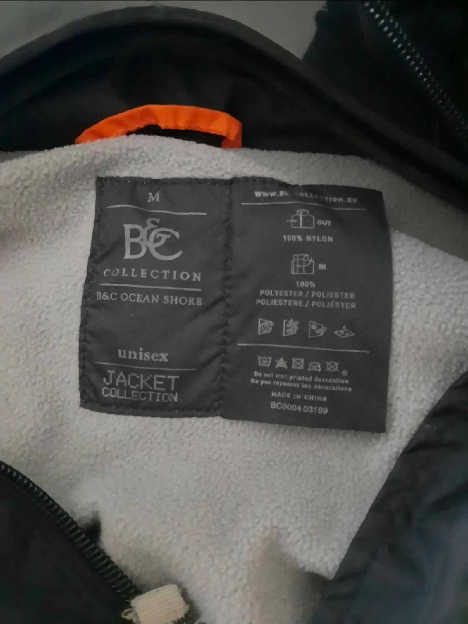 Chaqueta impermeable/rompevientos B&C talla M – photo 3